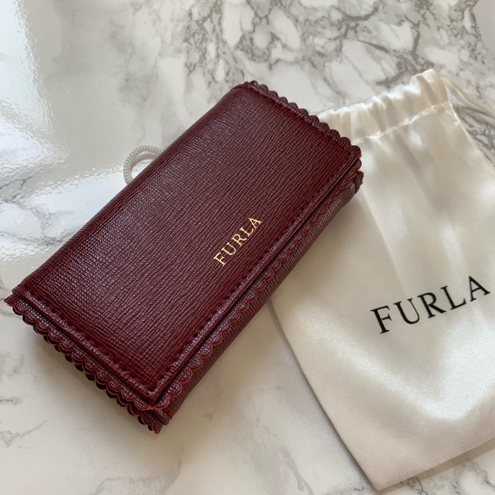 Furla NEW designer leather keycase keyholder pouch - Picture 2 of 8